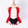Agoky Kids Girls Halloween Circus Ringmaster Costume Fancy Party Dance Leotard Tutu Dress Carnival Performance Dancewear Red 6 Years view 4