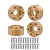 MUHIKRT Brass Weights 6mm 9mm 12mm 15mm 22mm Wheel Hex Hub Widen Adapter for 1/10 RC Crawler 1.9 2.2 Wheels Rims SCX10 TRX4 (9mm), Black view 1