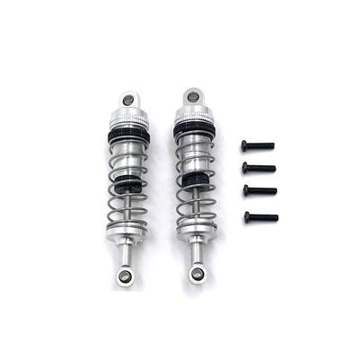 Greendhat Compatible with WLtoys 144010 144001 144002 124016 124017 124018 124019 RC Car All-Metal Upgrade Parts, Modified Hydraulic Shock Absorber ( Color : Silver )