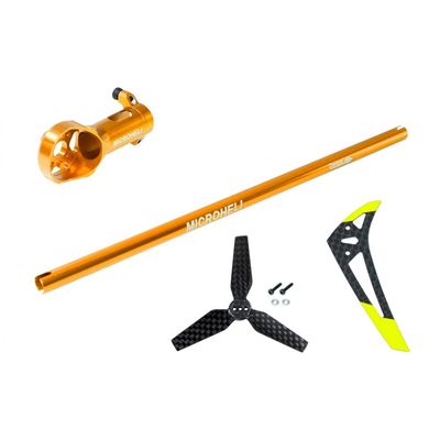 MICROHELI CNC Tail Power Package (Gold) - Blade Infusion 180