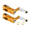 MICROHELI Aluminum Main Blade Grip W/Thrust Bearing (Gold) - Blade Fusion 180 Smart view 1
