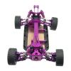 Greendhat for WLtoys 124019 124017 1/12 RC Car Upgrade Parts All Metal Assembled Frame Chassis with Wheel Set Spare Accessories ( Color : Purple ) view 1