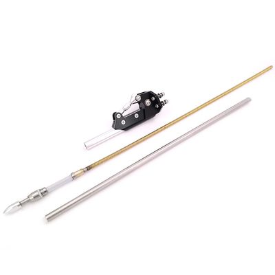4.76mm 3/16" Flexible Shaft 400mm Left Hand Bearing Shaft Strut Mount for RC Boat Speed VEE Oval Catamaran (Left Hand)