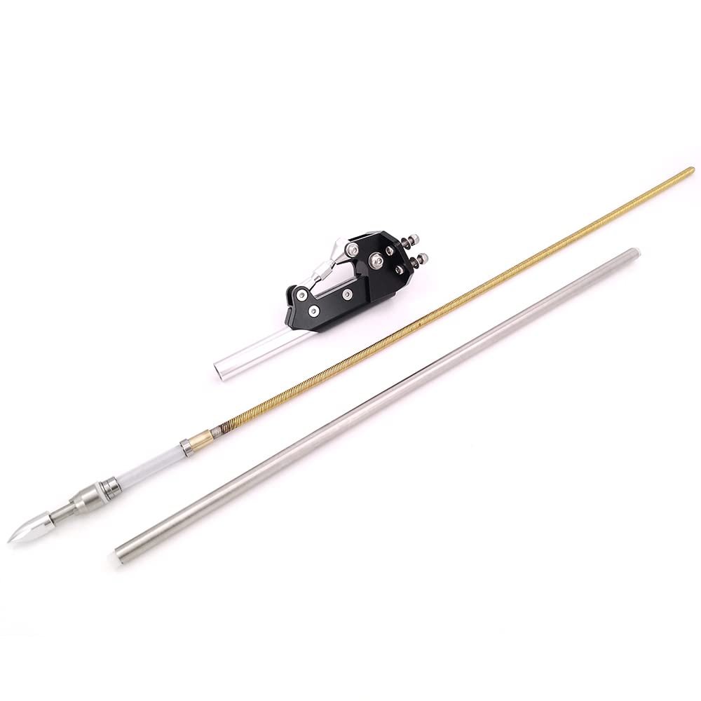 4.76mm 3/16" Flexible Shaft 400mm Left Hand Bearing Shaft Strut Mount for RC Boat Speed VEE Oval Catamaran (Left Hand)