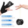 Lixada Professional Yoyo Competitive Aluminum Yoyo Ball Yo Yo Gift with 5 Replacement Yoyo Strings and Glove Great for Beginners and for Advanced String Yo-Yo Tricks Looping Play Color Optional view 4