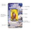 Prophet Tarot Cards with Meanings on Them, Learning Tarot Cards Set for Beginner, Deck Fortune Telling Game, Keywords, Chakra, Planet, Zodiac, Element, Yes or No, Affirmations view 2