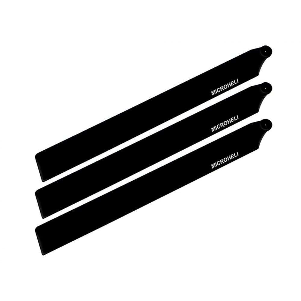 Microheli Carbon Plastic Triple Main Blade (for MH-I180001TBK Series) - Blade Infusion 180