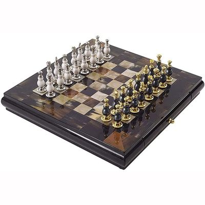 Feiyx Magnetic Travel Chess Set for Pieces Storage,Lightweight for Easy Carrying,Chess Decorative Ornaments, Light Luxury Home Accessories, Decorative Crafts