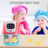 Toy Air Fryer for Kids, Kids Play Kitchen Playset Accessories, Chefs Pretend Kitchen Appliance Toys Oven w/Light, Sound, Play Food Grill Cooking Utensils for Boys Girls Toddlers 2+ view 2