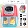 Toy Air Fryer for Kids, Kids Play Kitchen Playset Accessories, Chefs Pretend Kitchen Appliance Toys Oven w/Light, Sound, Play Food Grill Cooking Utensils for Boys Girls Toddlers 2+ view 3