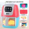 Toy Air Fryer for Kids, Kids Play Kitchen Playset Accessories, Chefs Pretend Kitchen Appliance Toys Oven w/Light, Sound, Play Food Grill Cooking Utensils for Boys Girls Toddlers 2+ view 4