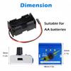 Wishiot 3CH Digital Servo Tester ESC Checker CCPM Consistency Speed Controler + 4 Cell AA Battery Holder Case for Helicopter Car view 4