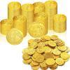 500 Pcs Gold Coins Bulk Pirate Plastic Gold Coin Treasure Coin St. Patrick's Day Party Favor Fake Gold Coin Toy for Pirate Themed Party Treasure Hunt Game Novelty Party Favor view 1