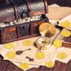 500 Pcs Gold Coins Bulk Pirate Plastic Gold Coin Treasure Coin St. Patrick's Day Party Favor Fake Gold Coin Toy for Pirate Themed Party Treasure Hunt Game Novelty Party Favor view 4