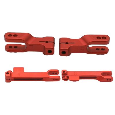 RCAWD 4X Full Aluminum Alloy Sway Bar Arms,Front Rear for 1/7 Traxxas UDR Unlimited Desert Racer 85086-4(Red)