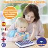 PLAY Spanish & English Learning Tablet for Toddlers 1-3, Kids Bilingual Interactive Alphabet ABC Letters, Words, Color Learning Toys Tablets, Educational Toy for 2+ Year Old Kids Babies 18 Month+ view 2