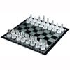 Feiyx Glass Chess Set, Elegant Design - Durable Build - Fully Functional - Frosted and Clear Pieces-Ordinary Glass Chess Transparent Chess view 1