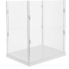 Alipis 1pc Acrylic Display Box Plastic Models Table top Display case Plastic Stands Model case Action Figure Shelf Clear Action Figure Showcase White Shoe Box Toy view 3