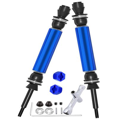 ARRCat Rear Drive Shaft Cvd Axles for 1/10 Rustler VXL 2WD,Slash 2WD VXL,Stampede VXL 2WD, Hoss VXL 2WD,2pcs Upgrades Part Hop-Ups Parts with Wrench,Navy Blue(More Power)