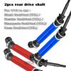 ARRCat Rear Drive Shaft Cvd Axles for 1/10 Rustler VXL 2WD,Slash 2WD VXL,Stampede VXL 2WD, Hoss VXL 2WD,2pcs Upgrades Part Hop-Ups Parts with Wrench,Navy Blue(More Power) view 2