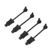 4Pcs Rubber Body Clip Retainer Shell Fixed Buckle Lock AR390178 for 1/7 1/8 ARRMA Mojave Limitless Typhon Kraton RC Car ( Color : Black ) view 2
