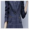 Pencil Set Office Two Piece Plaid Casual Jacket Women Spring and Autumn Cool Trousers XL view 3