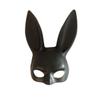 UICIOP Cute Bunny Mask - Christmas & Halloween Party Mask (Black) view 1