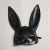 UICIOP Cute Bunny Mask - Christmas & Halloween Party Mask (Black) view 4