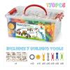 170 Pcs Building Toys for Kids Ages 4-8 with Toy Box Storage, Idea Guide, Building Blocks STEM Toys for 3 4 5 6 7 8 9 Year Old Creative Kids Activity, Christmas Birthday Gifts for Boys Girls view 2