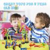 170 Pcs Building Toys for Kids Ages 4-8 with Toy Box Storage, Idea Guide, Building Blocks STEM Toys for 3 4 5 6 7 8 9 Year Old Creative Kids Activity, Christmas Birthday Gifts for Boys Girls view 4