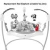 Replacement Parts for Fisher-Price Animal Activity Jumperoo - FFJ00 ~ Replacement Red Elephant Linkable Toy view 2