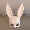 UICIOP Cute Bunny Mask - Christmas & Halloween Party Mask (White) view 2