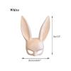 UICIOP Cute Bunny Mask - Christmas & Halloween Party Mask (White) view 3
