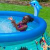H2OGO! Dolphin Inflatable Pool, Oasis Underwater view 3