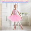 BesJonie Princess Dresses for Girls,Princess Dress Up Clothes Cape Skirt Toys for 3 4 5 6 Year Old Girl Birthday Gift Ideas (Pink) view 3