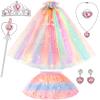BesJonie Princess Dresses for Girls 4-6,Princess Dress Up Clothes Cape Skirt Toys for Girls,Easter Birthday Gift for Girl 3-6 view 1
