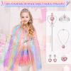 BesJonie Princess Dresses for Girls 4-6,Princess Dress Up Clothes Cape Skirt Toys for Girls,Easter Birthday Gift for Girl 3-6 view 2