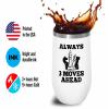 Chess Lover White Wine Tumbler 12oz - Always 3 moves ahead - Chess Board Strategy Game Chess Pieces Wood Chess Gifts Horse Knight view 4