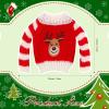 Zubebe 12 Pieces Christmas Accessories Clothes, Christmas Doll Sweater, Doll Knitted Clothing with Santa Xmas Tree Elk Snowman Print for Christmas Doll Outfit Accessory Decor, 12 Styles (Cute) view 2