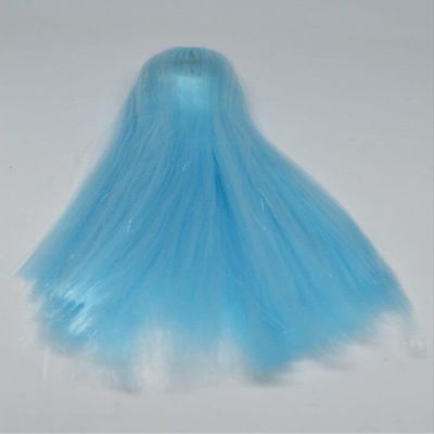 1/6 Scale Woman Hair Wig Multi Color for 12" Female HT Kumik Head Sculpt Doll (Light Blue)