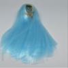 1/6 Scale Woman Hair Wig Multi Color for 12" Female HT Kumik Head Sculpt Doll (Light Blue) view 2