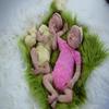 Pinky Reborn Dolls Twins-18 Inch Lifelike Baby Dolls, Cloth Body Eyes Closed Sleeping Newborn Babe Looks Realistic Real Baby Dolls Child Toys Xmas view 2