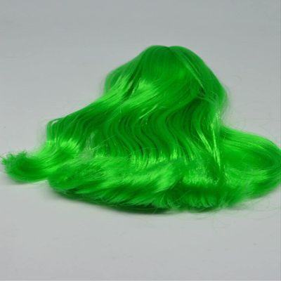 1/6 Scale Woman Hair Wig Multi Color for 12" Female HT Kumik Head Sculpt Doll (Green)