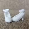 Gazechimp Plastic Girl Doll Shoes for Blythe Licca//Azone Dress Up Outfits Accs , White view 4