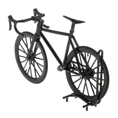 Gazechimp 1/14 Scale Alloy Diecast Bike Model Handicraft Bicycle Toys, Black