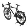 Gazechimp 1/14 Scale Alloy Diecast Bike Model Handicraft Bicycle Toys, Black view 1