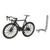 Gazechimp 1/14 Scale Alloy Diecast Bike Model Handicraft Bicycle Toys, Black view 2