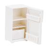 Mini Refrigerator Decoration Fashion Furniture Model for 1:6 Dollhouse, White view 1