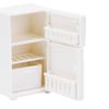 Mini Refrigerator Decoration Fashion Furniture Model for 1:6 Dollhouse, White view 2
