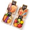 Tiny Land Wooden Play Food Sets for Kids Kitchen - 100% Wood 43 Pieces Kids Toy Food for Toddlers 3+ Year Old, Pretend Food Play Kitchen Accessories Set for Boys and Girls view 1
